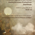 Gegužės 25 d., SEKMADIENĮ, 18 val. vidinio išgydymo pamaldos